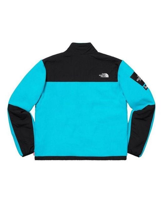 Supreme X The North Face Arc Logo Denali Fleece Jacket in Blue for