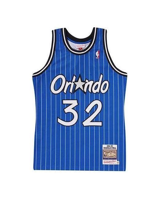 Mitchell & Ness Blue X Nba Orlando Magic Road 1994-95 Jerseys 'Shaquille O'Neal 32' for men