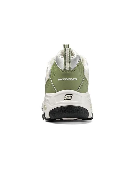 Skechers White D'Lites Varsity Spirit Sneaker for men