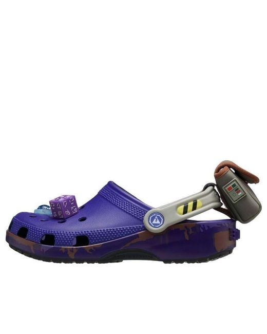 CROCSTM Blue Classic Clog 'Fortnite Battle Bus' for men