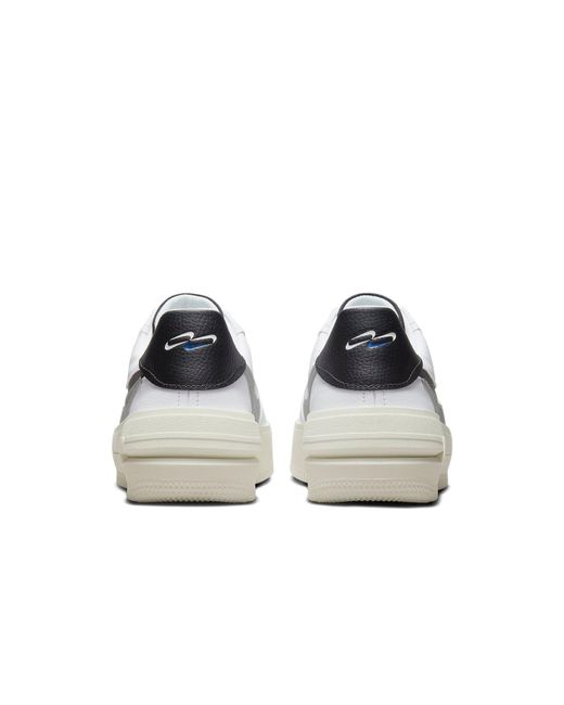 Nike White (Wmns) Air Force 1 Plt.Af.Orm Lv8 Metallic'