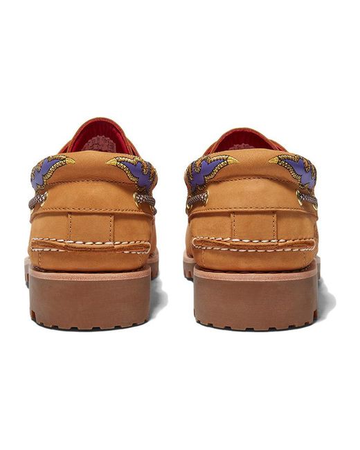 Timberland Brown 3-Holes Boot Shoes X Clot for men