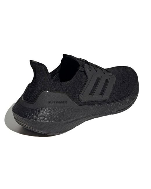 Adidas Black Ultraboost 22 'Triple' for men