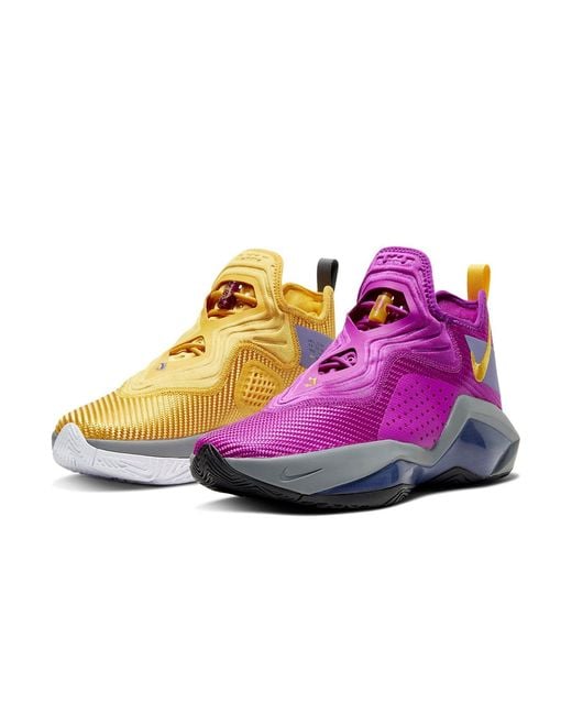 Nike Multicolor Lebron Soldier 14 'Lakers' for men