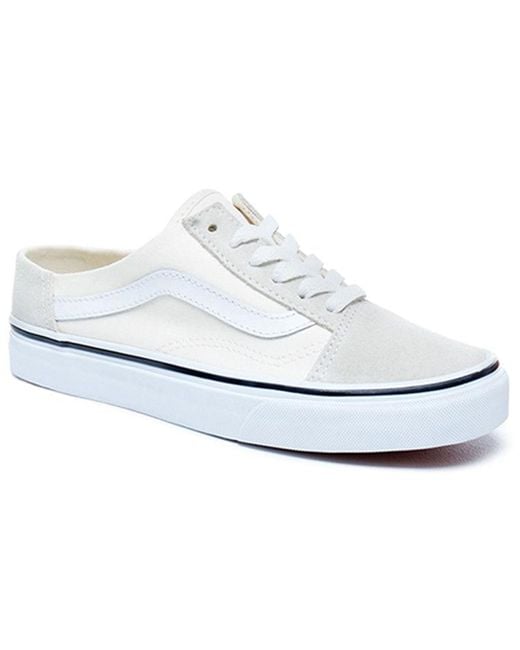 Vans White Old Skool Mule for men