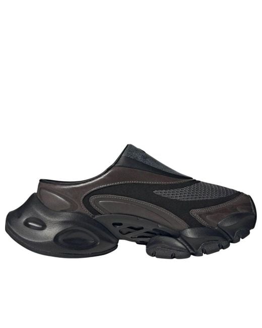 Adidas Black Xlg Runner Mule 'Core' for men