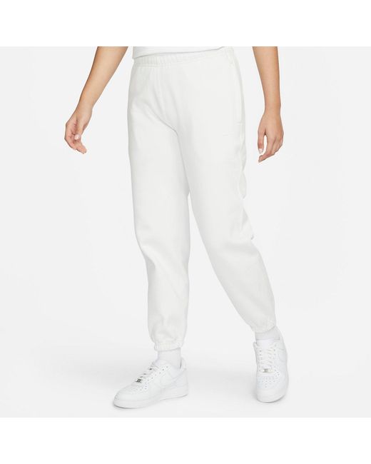 Nike Wmns Lab Solo Swoosh Fleece Sweatpants Asia Sizing Summit in White Lyst UK