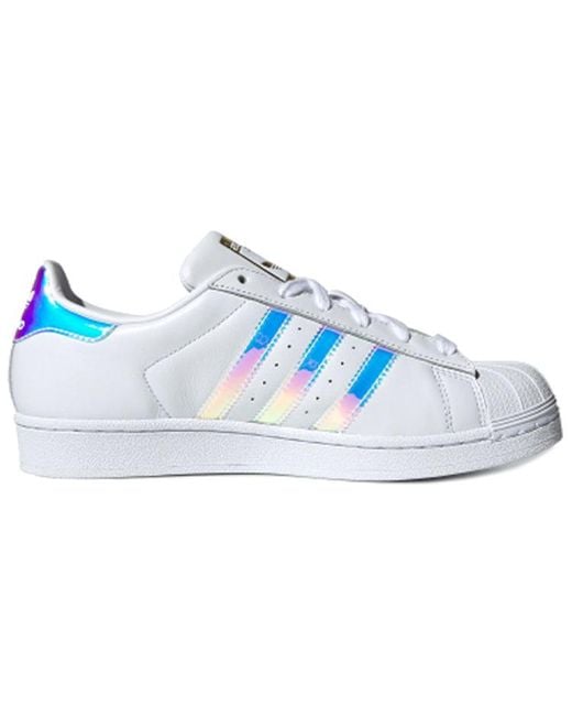 Onveilig leerplan Pardon adidas Superstar 'iridescent Hologram' in Blue | Lyst