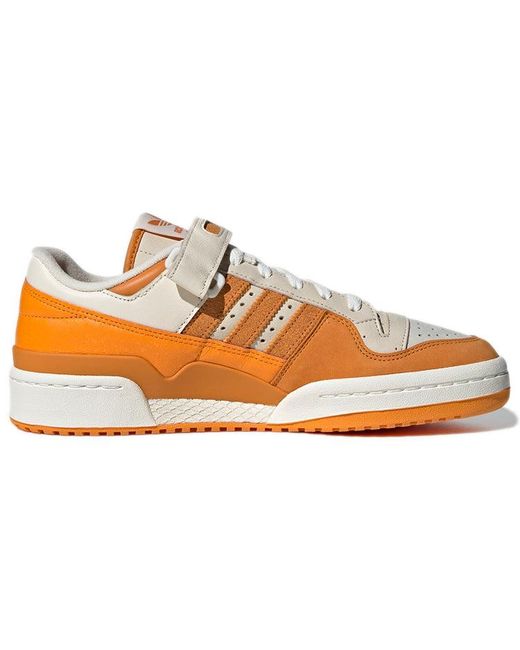 Adidas White Originals Forum 84 Low Shoes for men