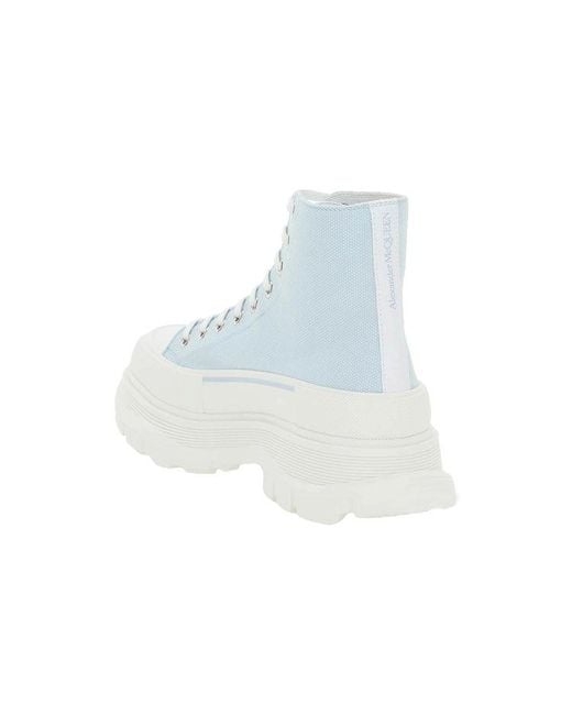 McQueen Blue Tread Slick Boot for men