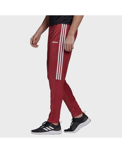 Adidas Red Leisure Sports Running Small Feet Knitted Trousers for men
