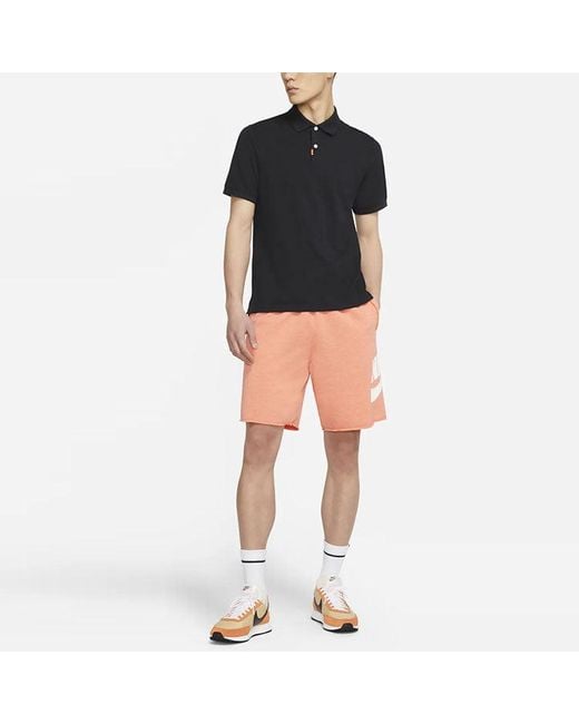 Nike Black Training Athleisure Casual Sports Short Sleeve Polo Shirt for men