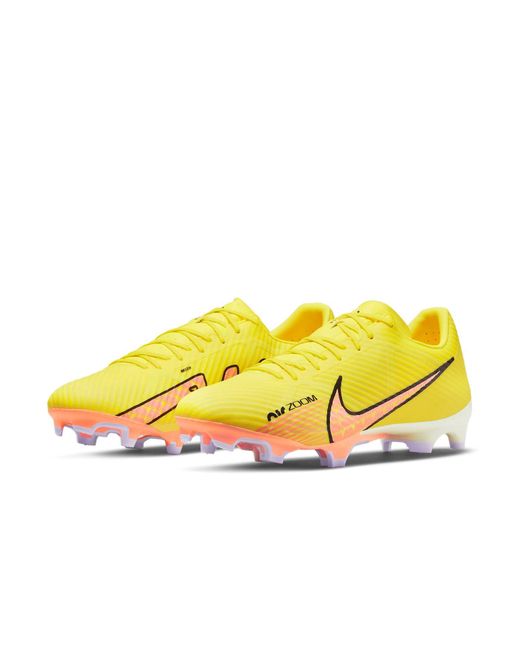 Nike Yellow Mercurial Vapor 15 Academy Multi-ground Low-top Soccer Cleats for men