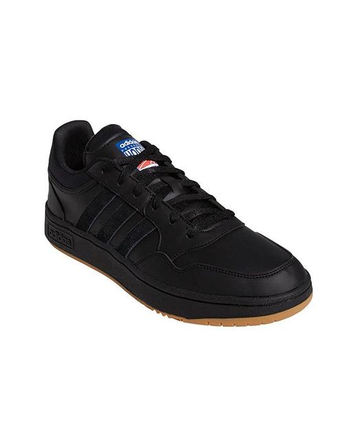Adidas Black Hoops 3.0 Low Gum' for men