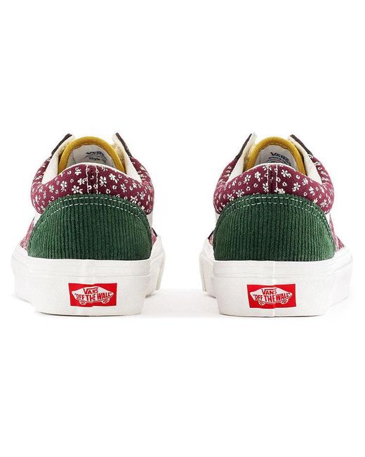 Vans Red Style 36 Lightweight Cozy Skateboarding Shoes for men