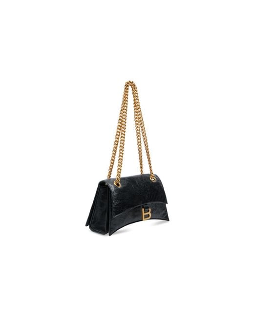 Balenciaga Black (Wmns) Crush Small Chain Bag