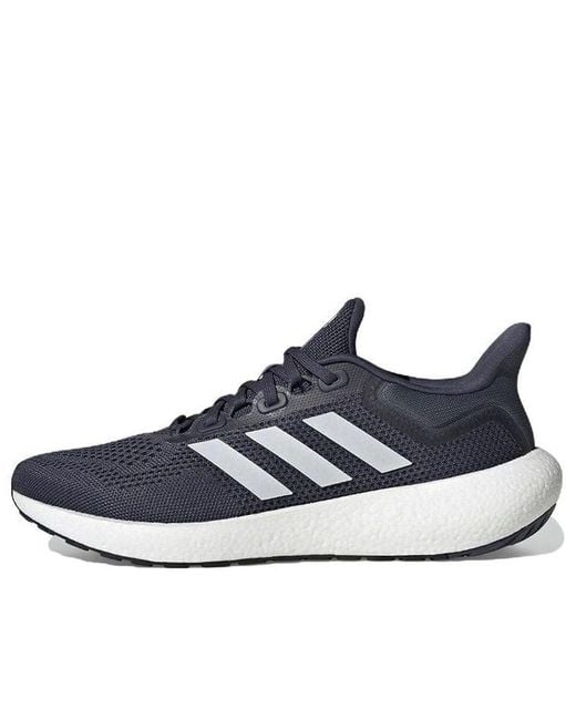 Adidas Blue Pureboost 22 Shoes 'Shadow' for men