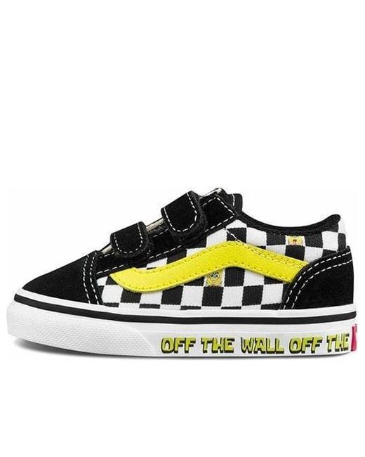 Vans Black (Td) Spongebob Squarepants X Old Skool Velcro 'Off The Wall' for men