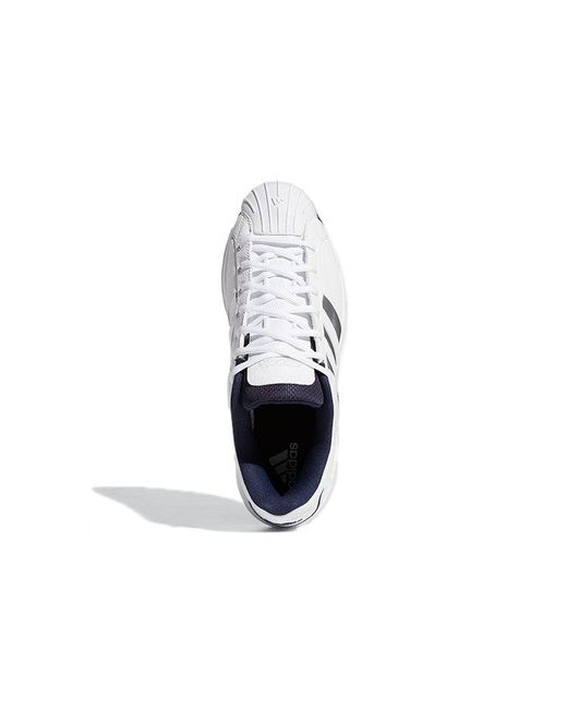 Adidas White Pro Model 2G Low Metallic' for men