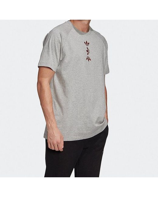 Adidas White Originals Zeno Tee Logo Short Sleeve T-Shirt for men