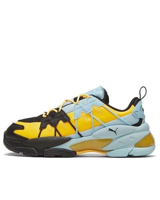 PUMA Yellow Lqdcell Omega Striped Knit Ultra' for men