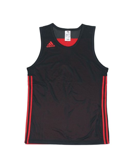 Adidas Black Basketball Training Casual Breathable Knitted Vest for men