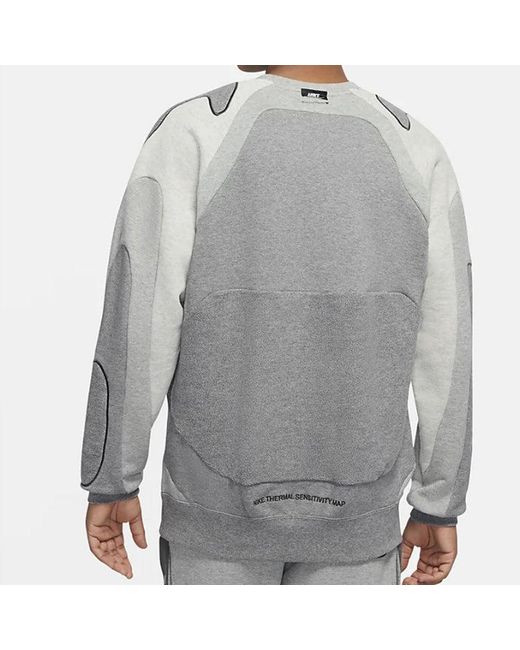 Nike Gray Sportswear Nsw Sports Round Neck Pullover for men