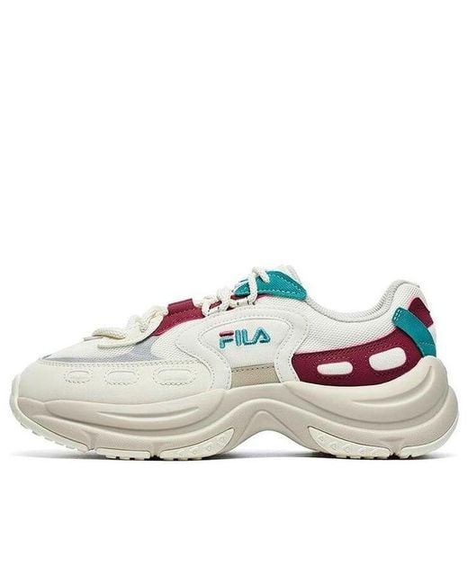 Fila White (Wmns) Arch Sneakers Aqua'