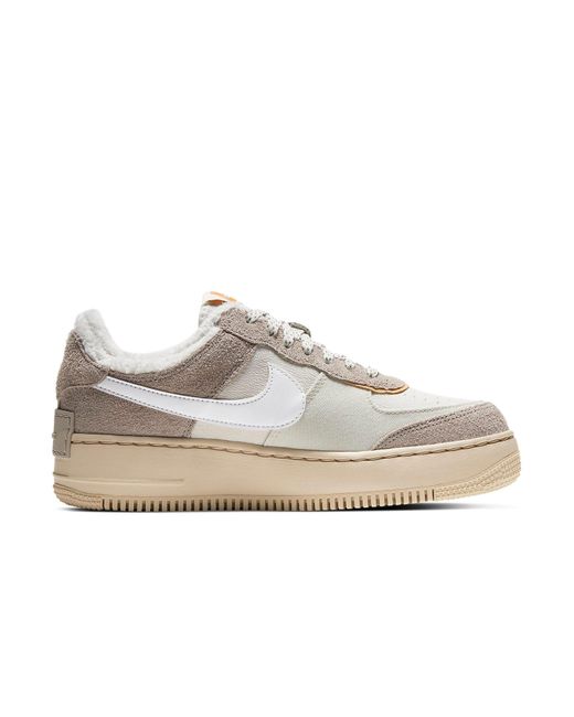 Nike White (Wmns) Air Force 1 Shadow 'Wild'