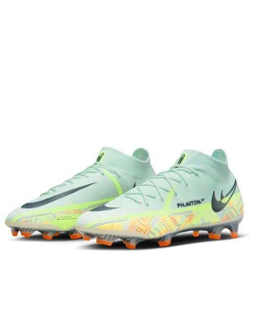 Nike Green Phantom Gt2 Df Elite Fg 'Bonded Pack' for men