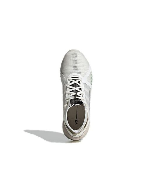 Adidas White Y-3 Runner 4D Iow Mid 'Core' for men