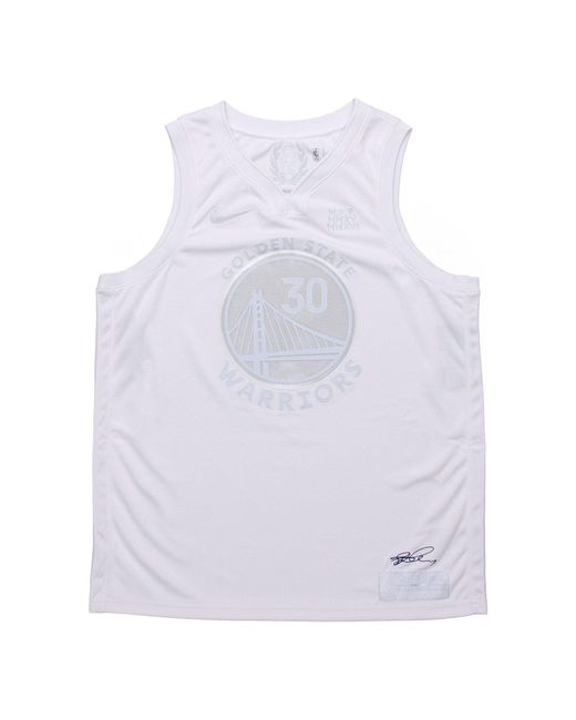 Nike White Nba Jersey Stephen Curry Warriors Mvp Golden State Warriors Basketball for men