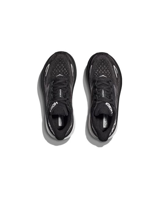 Hoka One One Black Clifton 9 for men