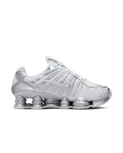 womens white nike shox tl