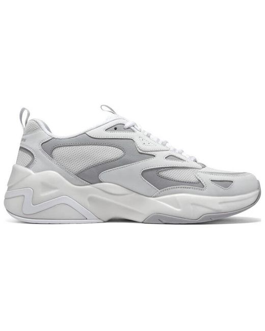 Skechers White D'Lites Hyper Burst for men