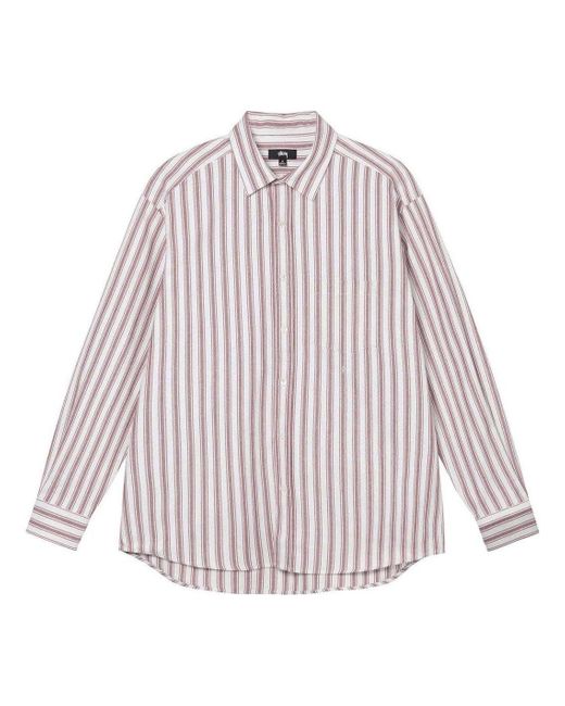 Stussy Pink Classic Oxford Shirt for men