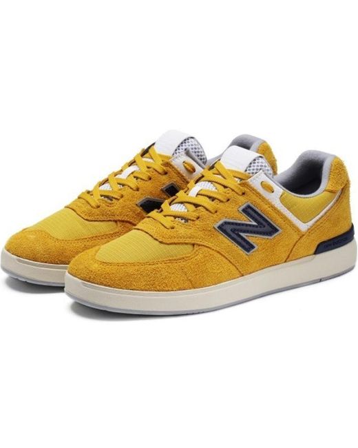 New Balance Yellow All Coasts 574 'Sunflower' for men