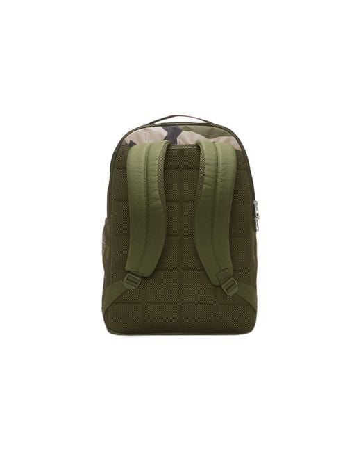Nike Green Brasilia 9.0 All Over Print Backpack 'Camo' for men
