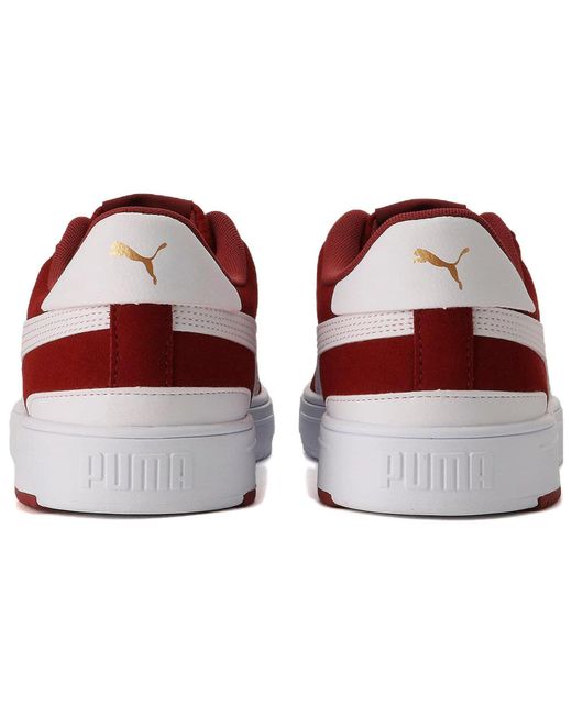 PUMA Red Saab Pro Suede Shoes 'Intense' for men