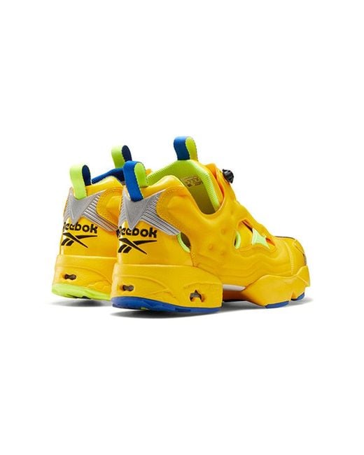 Reebok Yellow Illumination X Instapump Fury 'Minions' for men