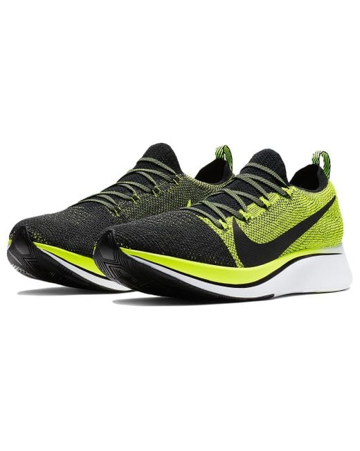 Nike Green Zoom Fly Flyknit 'Volt' for men