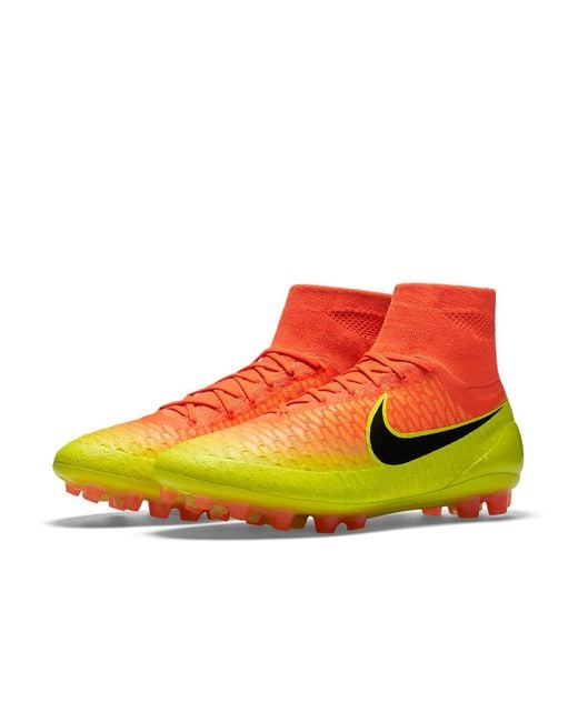 Nike Yellow Magista Obra Ag-R for men