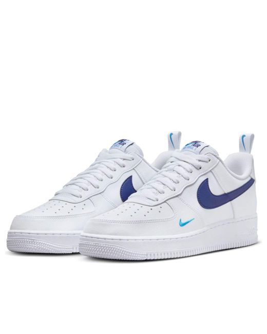 Nike Blue Air Force 1 '07 Deep Royal' for men