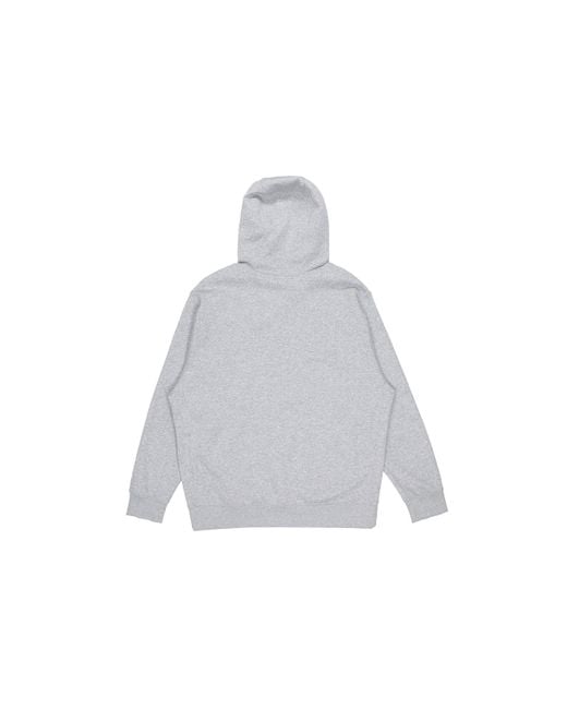 Nike Gray Sportswear Club Hoodie Asia Sizing 'Dark' for men