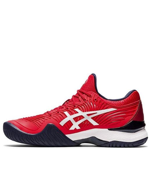 Asics Court Ff 2 Tennis Shoes in Red for Men | Lyst