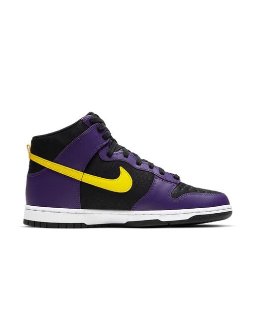 Nike Blue Dunk High Premium Emb 'Lakers' for men