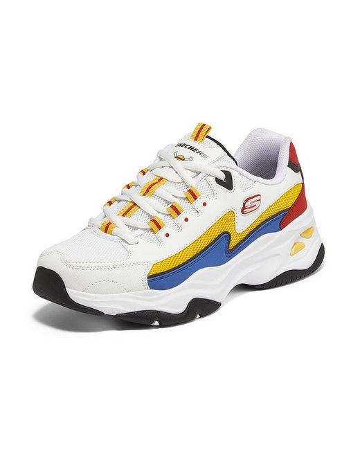 Skechers White (Wmns) D'Lites 4.0 X One Piece