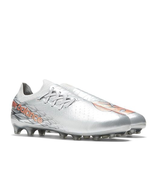 New Balance White Furon V7 Pro Ag for men