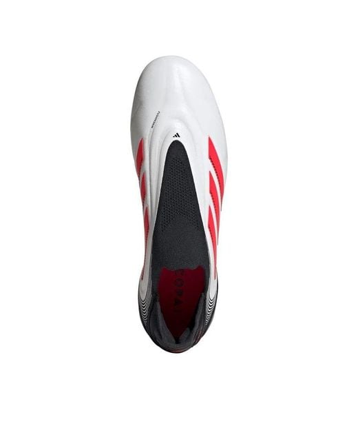 Adidas White Copa Pure 3 Elite Laceless Fg 'Pure Victory Pack' for men