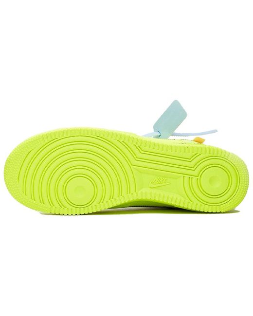 Nike Yellow The 10: Air Force 1 Low 'off-white Volt' Shoes for men